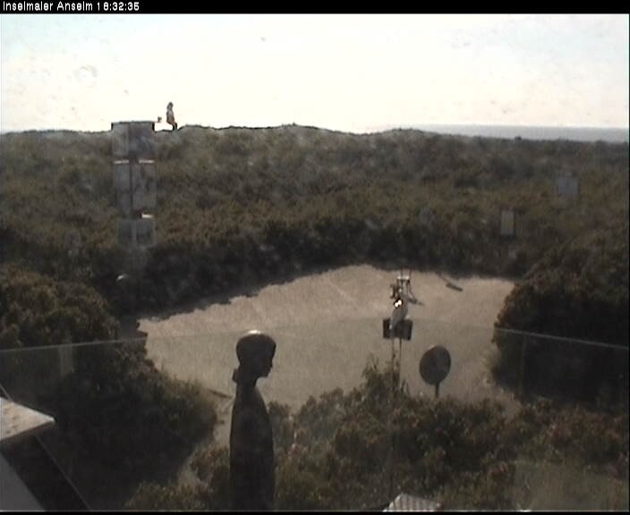 Archiv Foto Webcam Langeoog: Atelierausblick Inselmaler Anselm