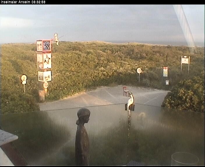 Archiv Foto Webcam Langeoog: Atelierausblick Inselmaler Anselm