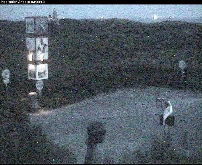 Archiv Foto Webcam Langeoog: Atelierausblick Inselmaler Anselm