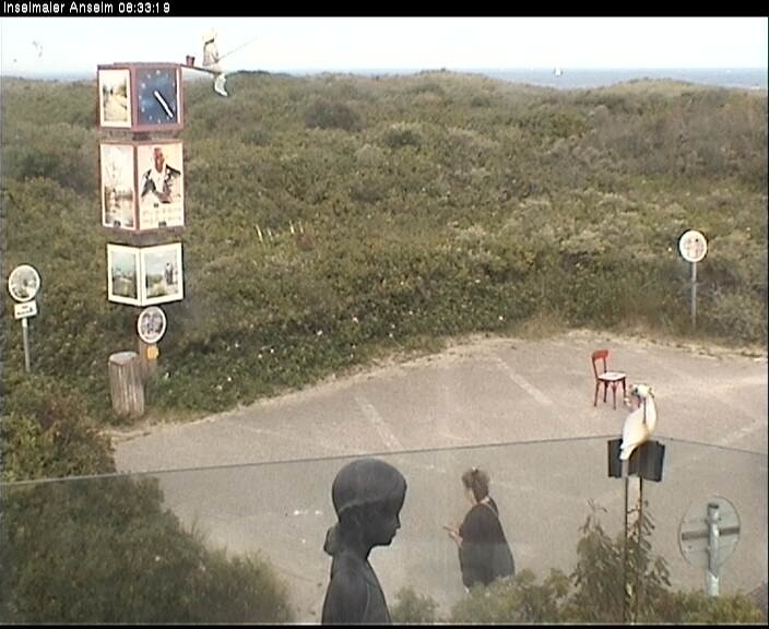 Archiv Foto Webcam Langeoog: Atelierausblick Inselmaler Anselm
