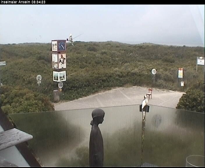 Archiv Foto Webcam Langeoog: Atelierausblick Inselmaler Anselm