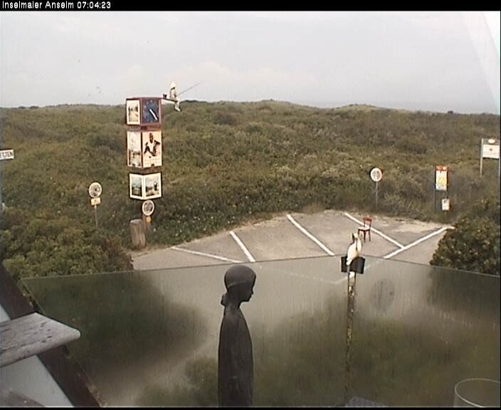 Archiv Foto Webcam Langeoog: Atelierausblick Inselmaler Anselm