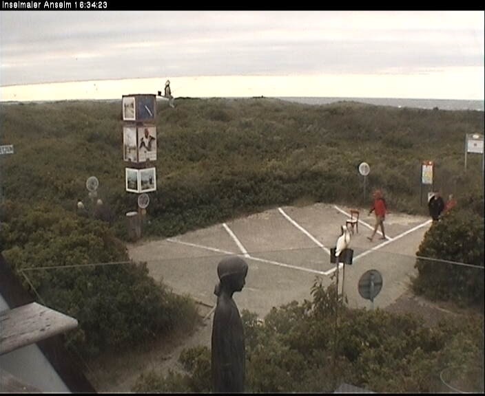 Archiv Foto Webcam Langeoog: Atelierausblick Inselmaler Anselm