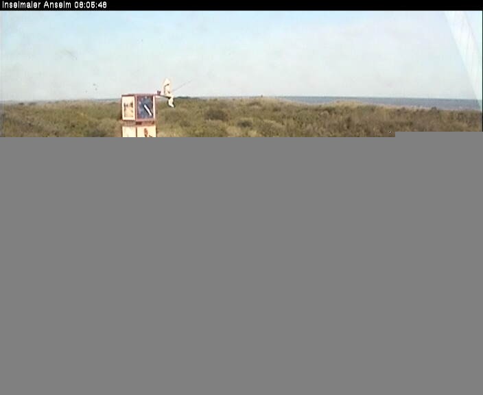 Archiv Foto Webcam Langeoog: Atelierausblick Inselmaler Anselm