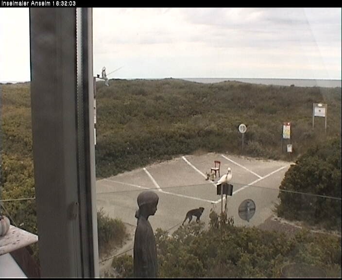 Archiv Foto Webcam Langeoog: Atelierausblick Inselmaler Anselm
