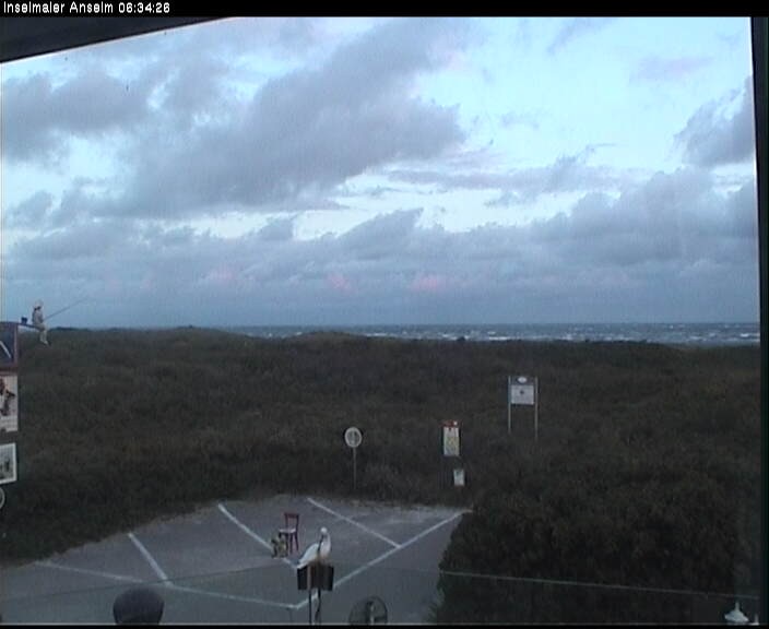 Archiv Foto Webcam Langeoog: Atelierausblick Inselmaler Anselm
