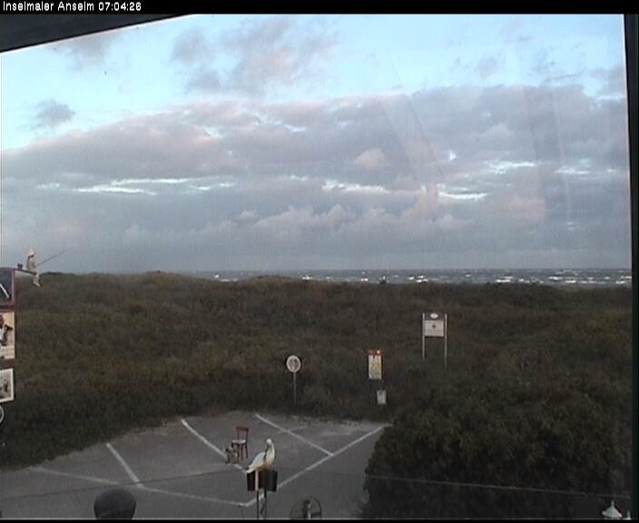 Archiv Foto Webcam Langeoog: Atelierausblick Inselmaler Anselm