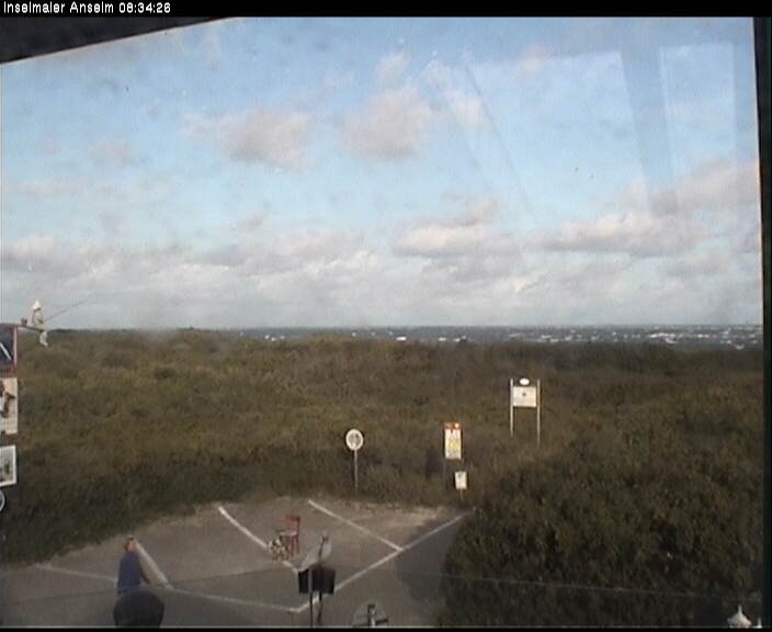 Archiv Foto Webcam Langeoog: Atelierausblick Inselmaler Anselm