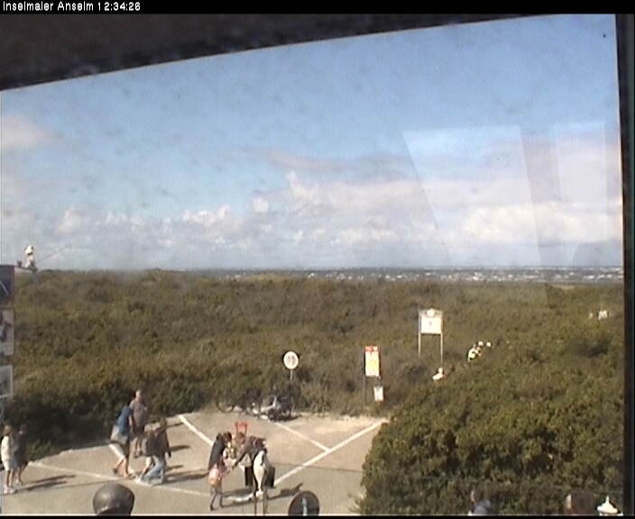 Archiv Foto Webcam Langeoog: Atelierausblick Inselmaler Anselm