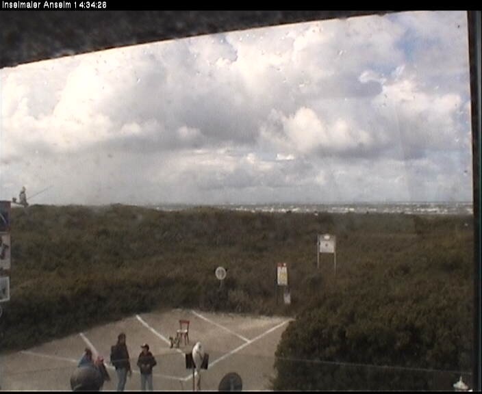 Archiv Foto Webcam Langeoog: Atelierausblick Inselmaler Anselm