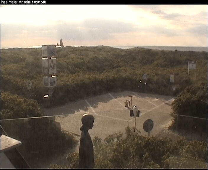 Archiv Foto Webcam Langeoog: Atelierausblick Inselmaler Anselm