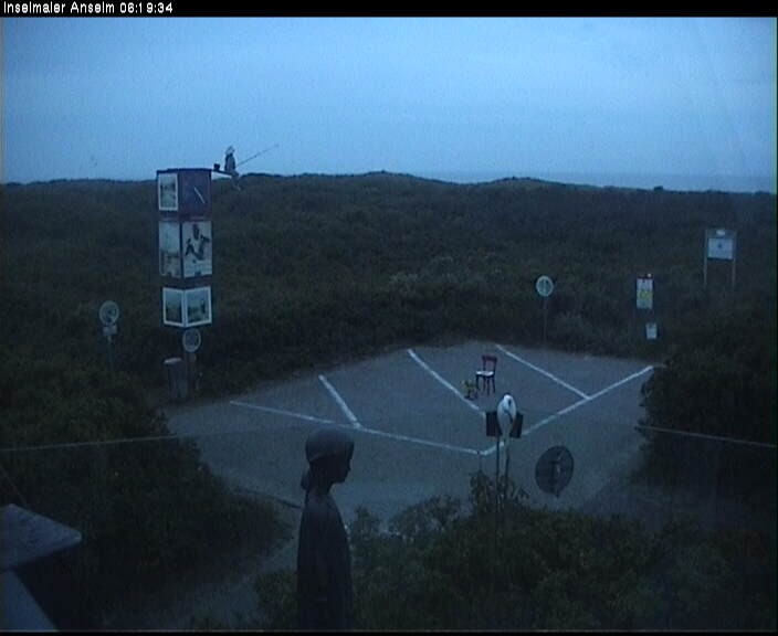 Archiv Foto Webcam Langeoog: Atelierausblick Inselmaler Anselm