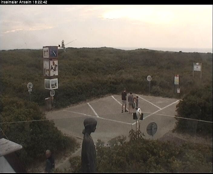 Archiv Foto Webcam Langeoog: Atelierausblick Inselmaler Anselm