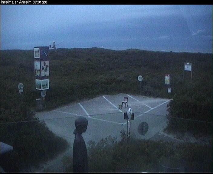 Archiv Foto Webcam Langeoog: Atelierausblick Inselmaler Anselm