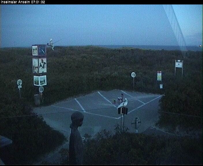 Archiv Foto Webcam Langeoog: Atelierausblick Inselmaler Anselm