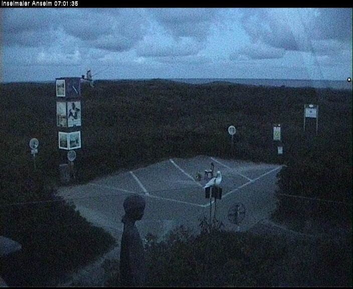 Archiv Foto Webcam Langeoog: Atelierausblick Inselmaler Anselm