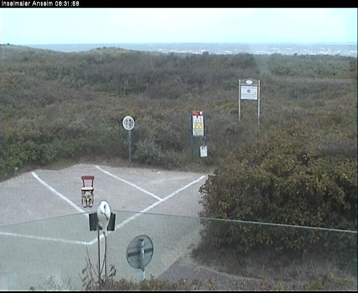 Archiv Foto Webcam Langeoog: Atelierausblick Inselmaler Anselm