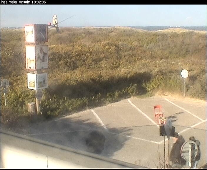 Archiv Foto Webcam Langeoog: Atelierausblick Inselmaler Anselm