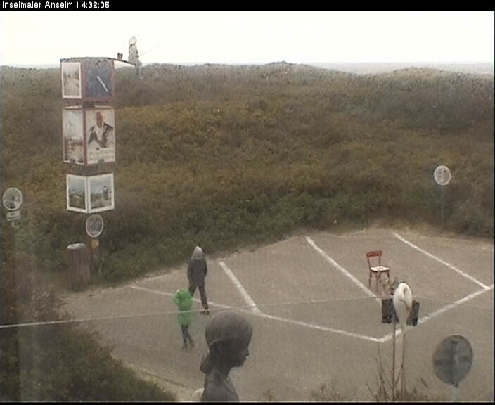 Archiv Foto Webcam Langeoog: Atelierausblick Inselmaler Anselm