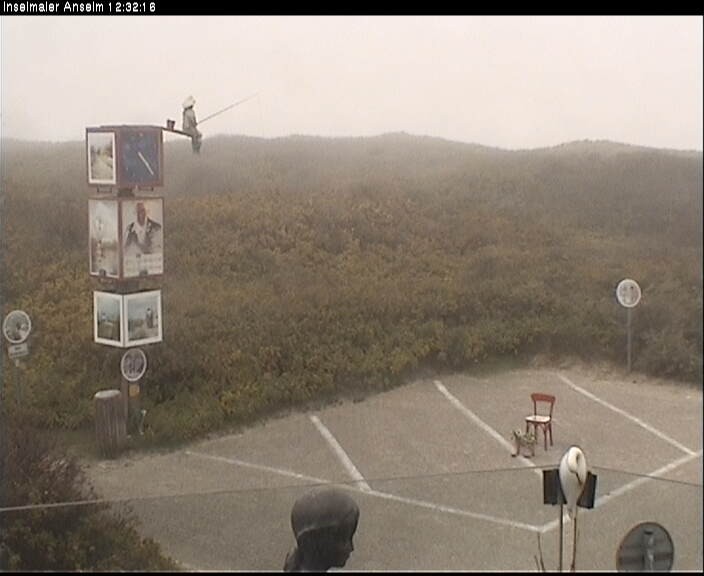 Archiv Foto Webcam Langeoog: Atelierausblick Inselmaler Anselm