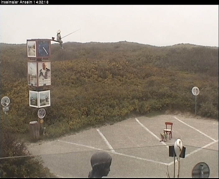 Archiv Foto Webcam Langeoog: Atelierausblick Inselmaler Anselm
