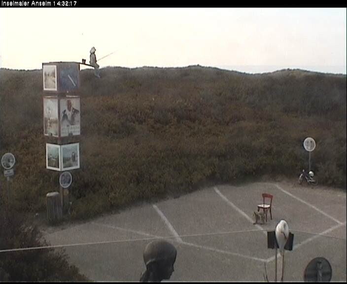 Archiv Foto Webcam Langeoog: Atelierausblick Inselmaler Anselm