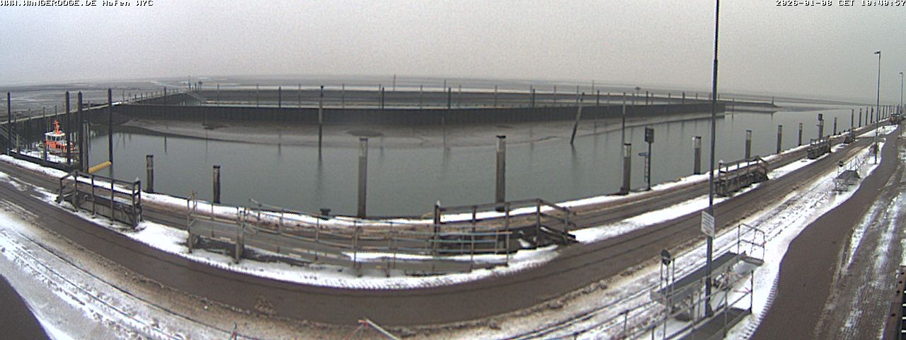 Archiv Foto Webcam Wangerooge Hafen