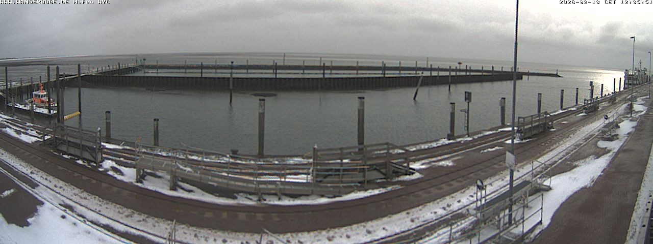 Archiv Foto Webcam Wangerooge Hafen