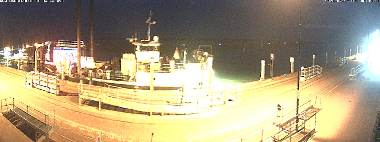 Archiv Foto Webcam Wangerooge Hafen