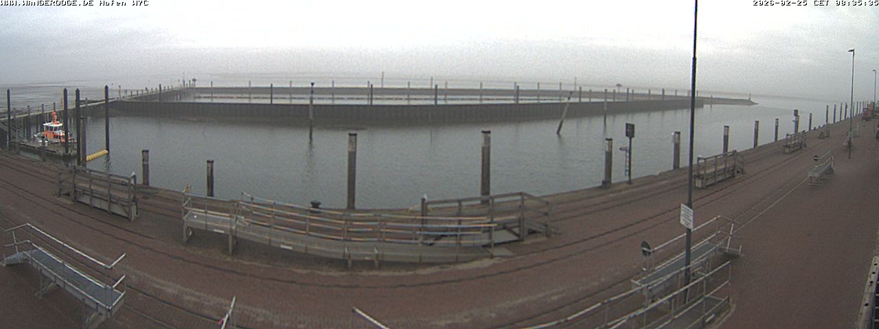 Archiv Foto Webcam Wangerooge Hafen