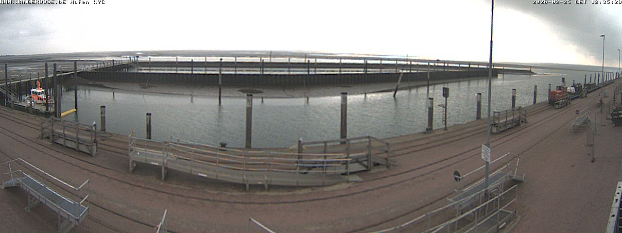 Archiv Foto Webcam Wangerooge Hafen
