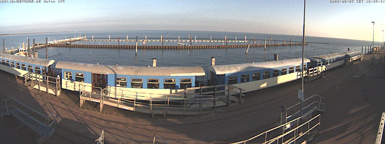 Archiv Foto Webcam Wangerooge Hafen