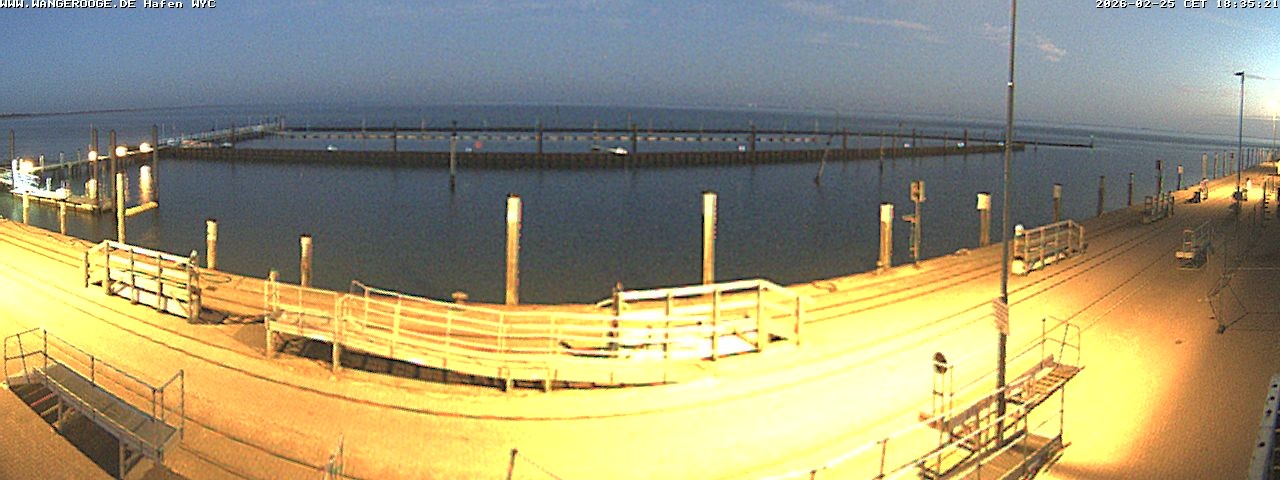 Archiv Foto Webcam Wangerooge Hafen