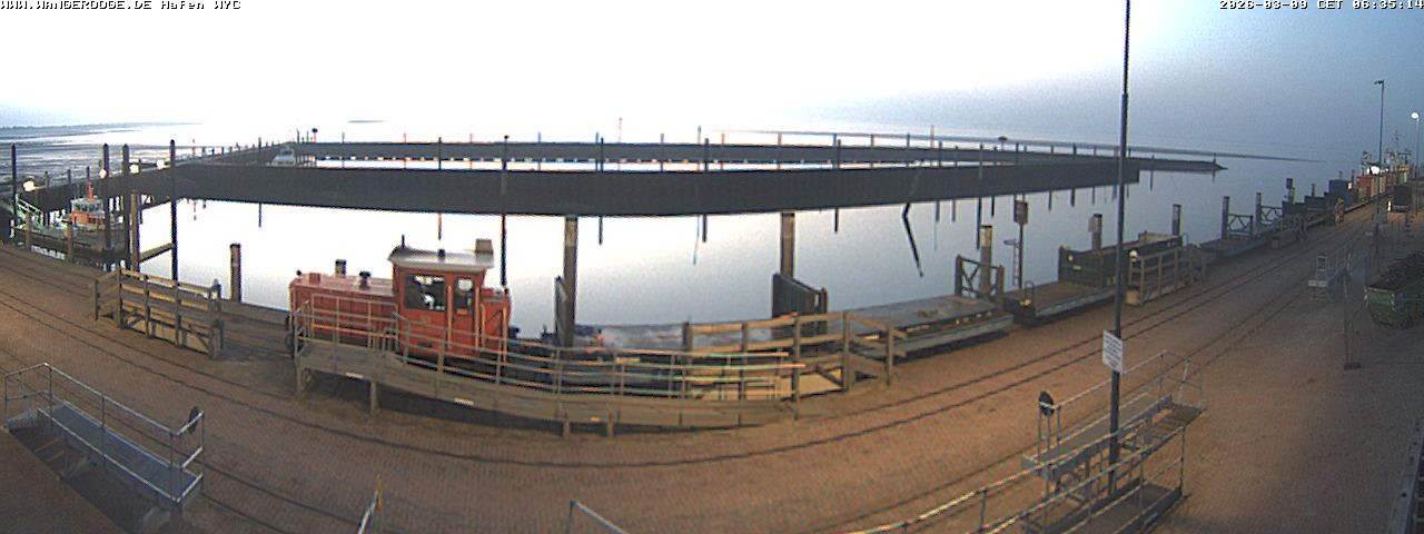 Archiv Foto Webcam Wangerooge Hafen
