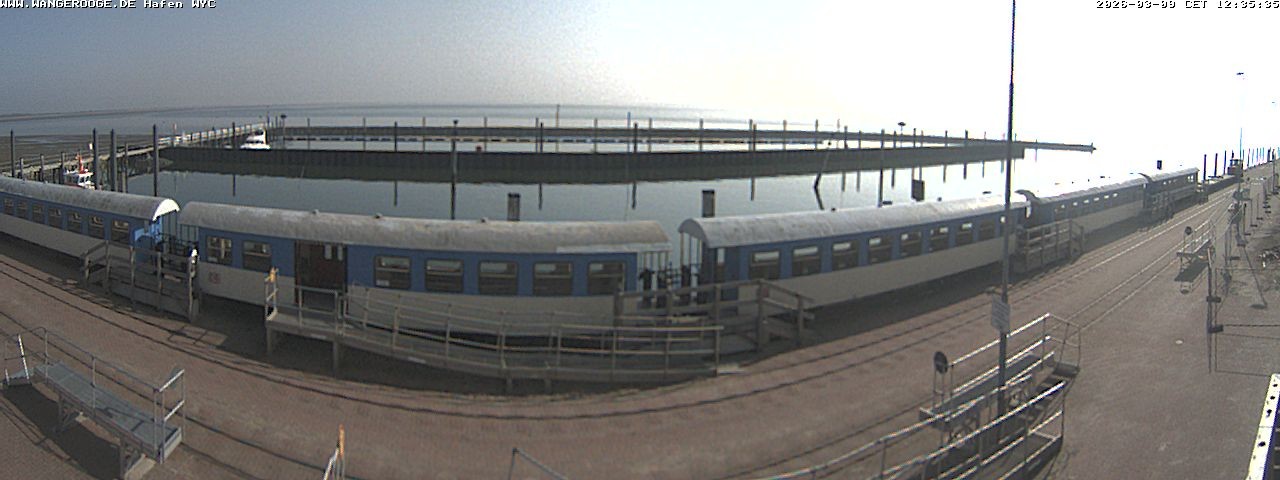 Archiv Foto Webcam Wangerooge Hafen