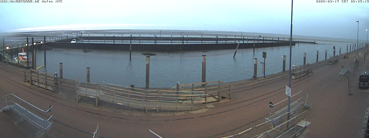 Archived image Webcam Wangerooge Harbour