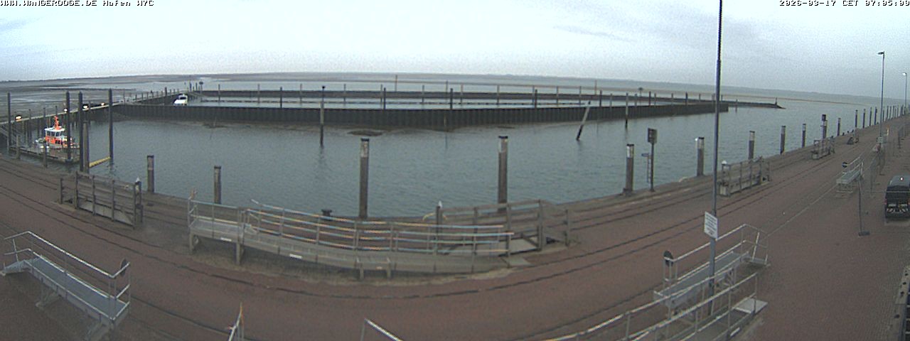 Archiv Foto Webcam Wangerooge Hafen
