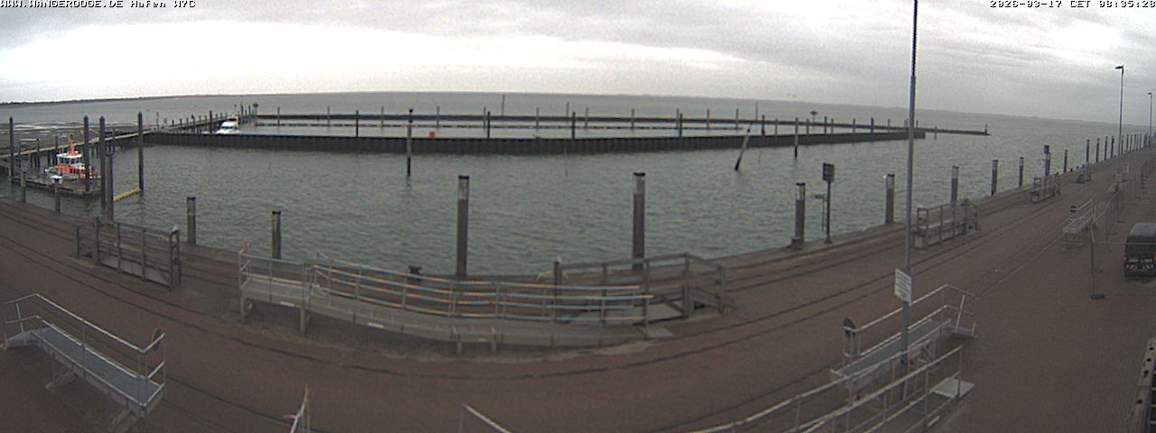 Archiv Foto Webcam Wangerooge Hafen