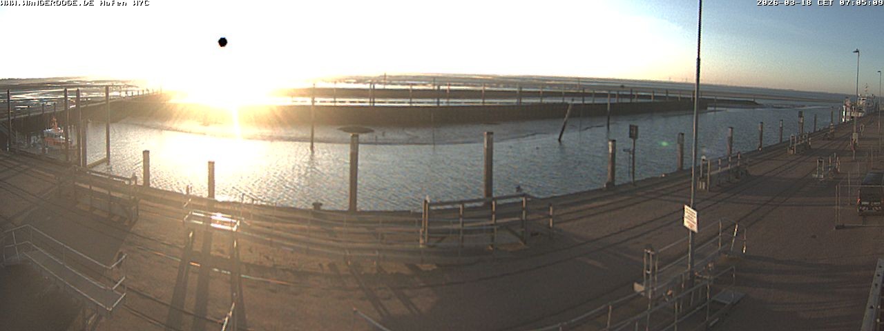 Archiv Foto Webcam Wangerooge Hafen