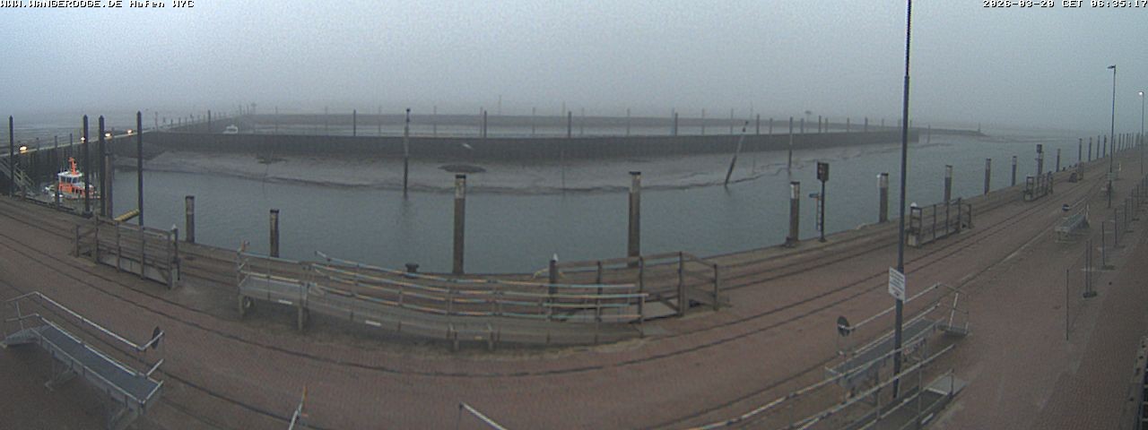 Archived image Webcam Wangerooge Harbour