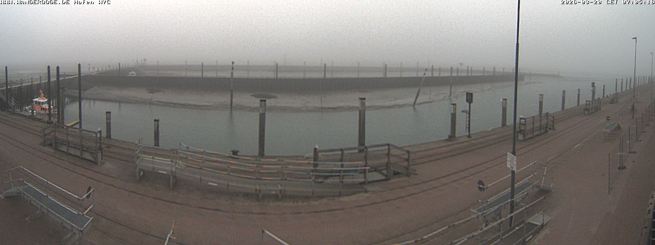 Archived image Webcam Wangerooge Harbour