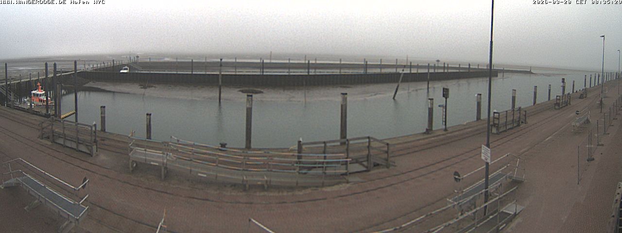 Archived image Webcam Wangerooge Harbour