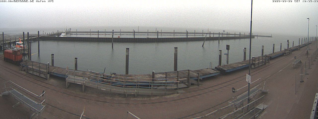 Archived image Webcam Wangerooge Harbour