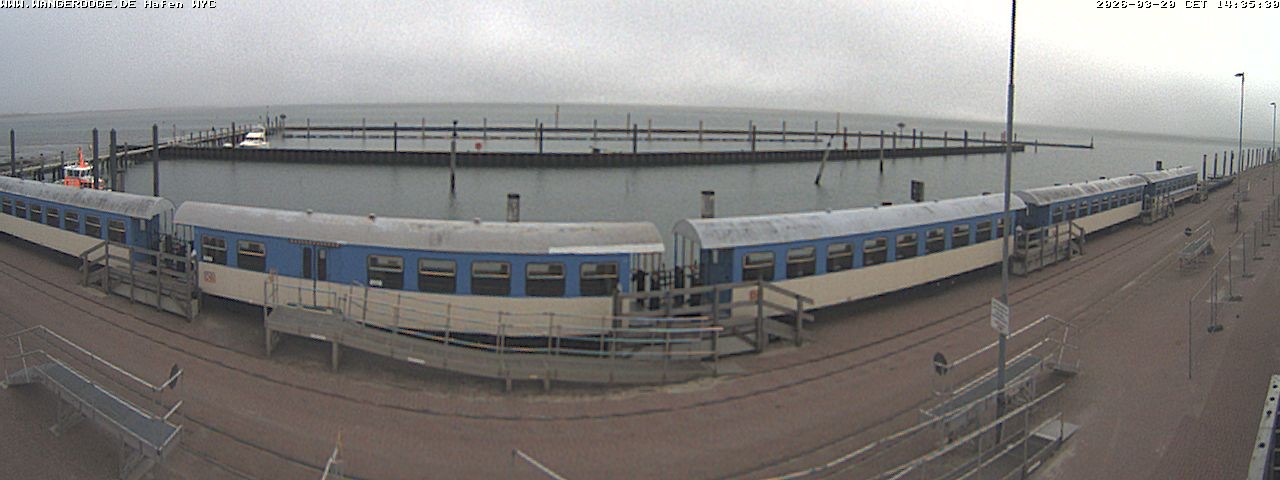 Archived image Webcam Wangerooge Harbour
