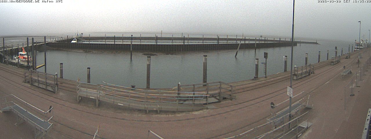 Archived image Webcam Wangerooge Harbour