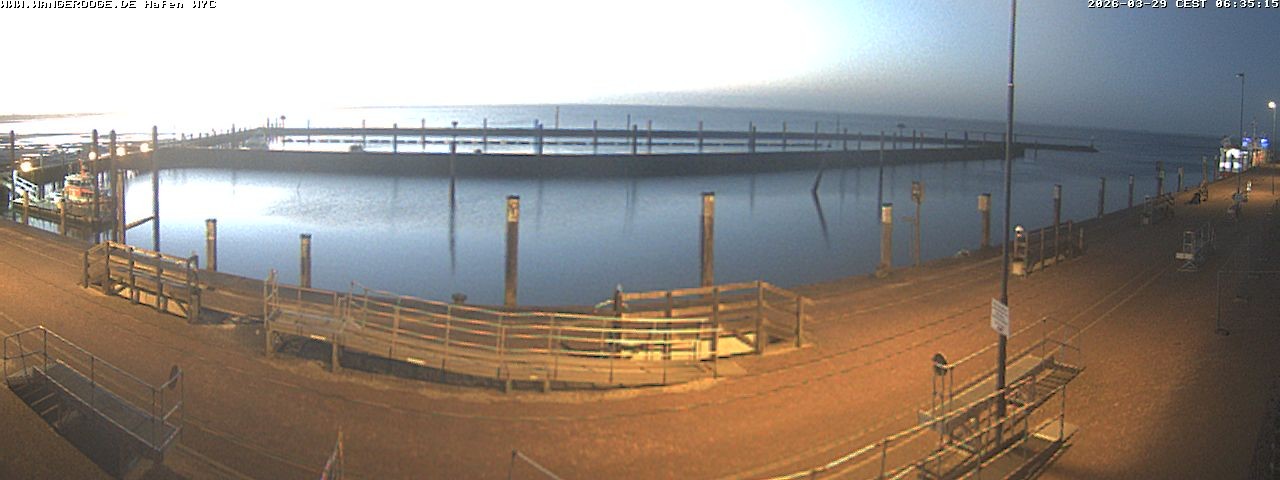 Archiv Foto Webcam Wangerooge Hafen