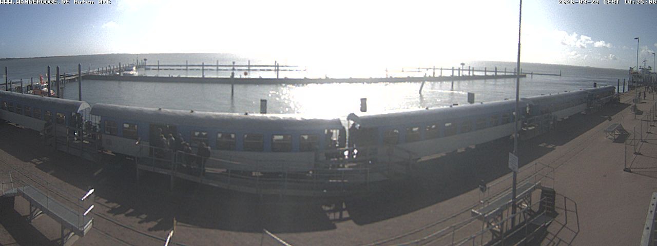 Archiv Foto Webcam Wangerooge Hafen