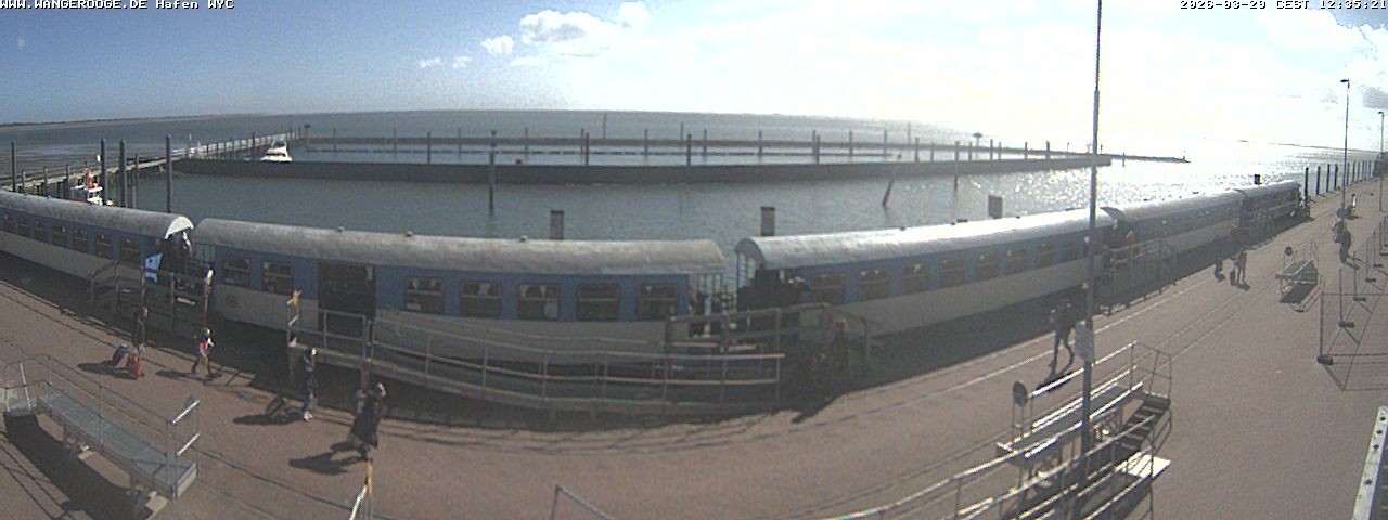 Archiv Foto Webcam Wangerooge Hafen