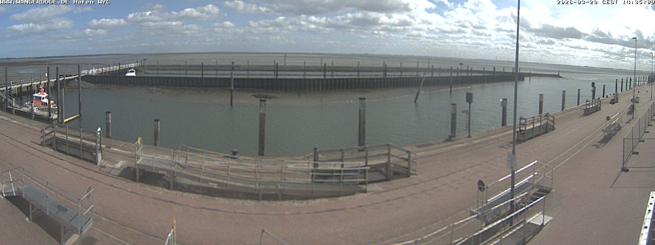 Archiv Foto Webcam Wangerooge Hafen