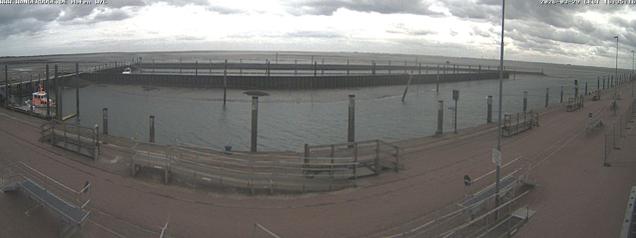 Archiv Foto Webcam Wangerooge Hafen